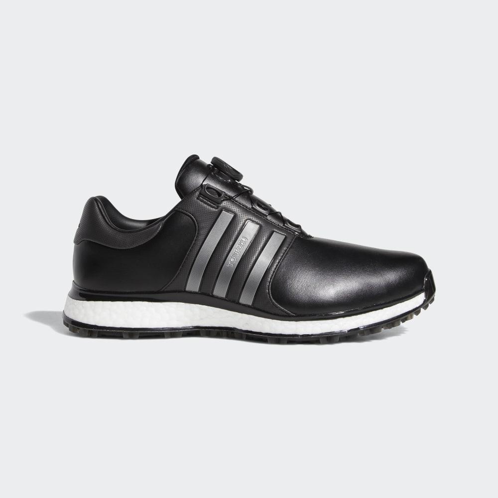 Pantofi Golf Adidas Tour360 XT-SL Boa Wide Barbati Romania - Negrii/Metal/Albi F34191